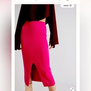 Free People- skyline midi skirt- Violet